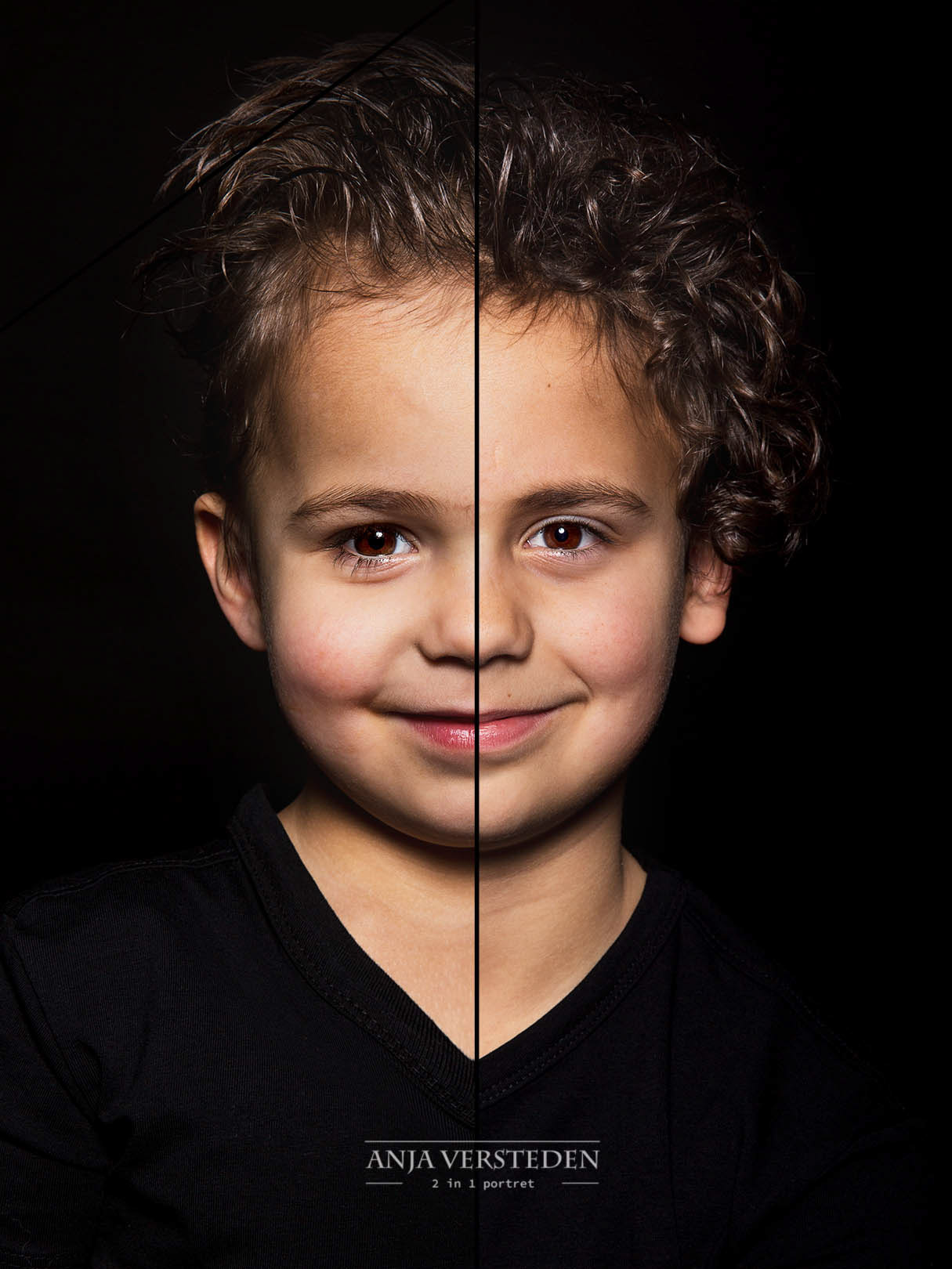 Dubbelportret | Twee gezichten in een foto